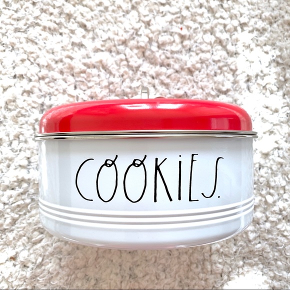 Rae Dunn Other - Rae Dunn Red Cookies Tin NWT